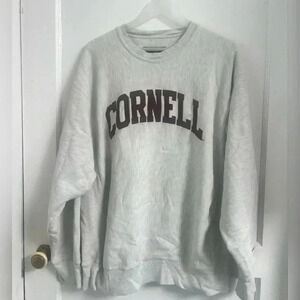 Vintage Champion Original Reverse Weave Cornell University Varsity Sweater RARE